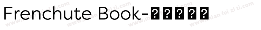 Frenchute Book字体转换